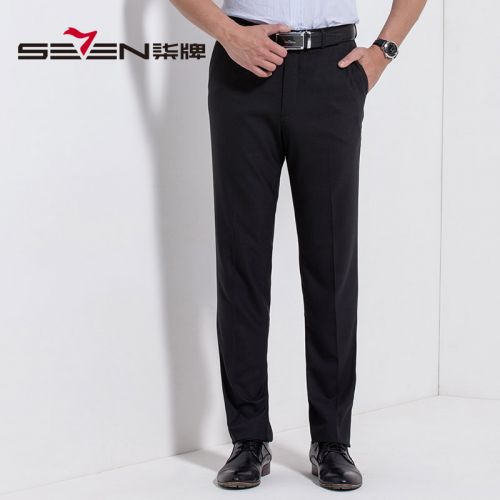 Pantalon droit pour jeunesse SEVEN7 en polyester été - Ref 1486557