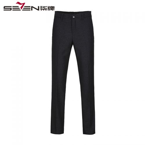 Pantalon droit SEVEN7 en polyester pour automne - Ref 1486575