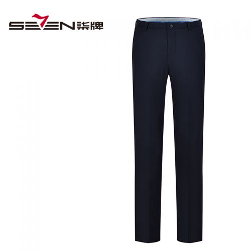 Pantalon droit SEVEN7 en polyester pour printemps - Ref 1486587