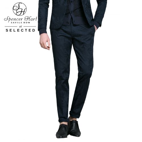 Pantalon droit pour jeunesse SELECTED en coton été - Ref 1486634