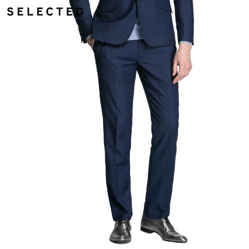 Pantalon droit pour jeunesse SELECTED en polyester printemps - Ref 1486636