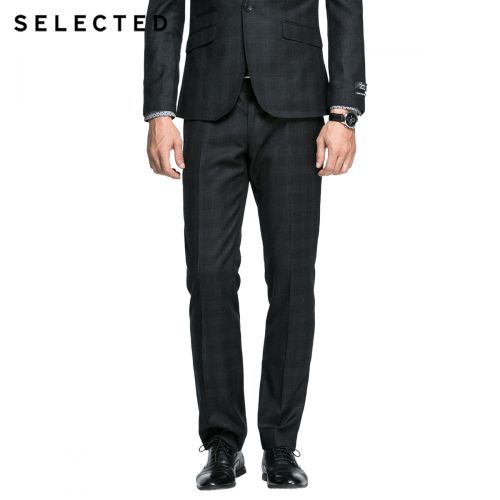 Pantalon Slim-type pour jeunesse SELECTED en laine automne - Ref 1486644