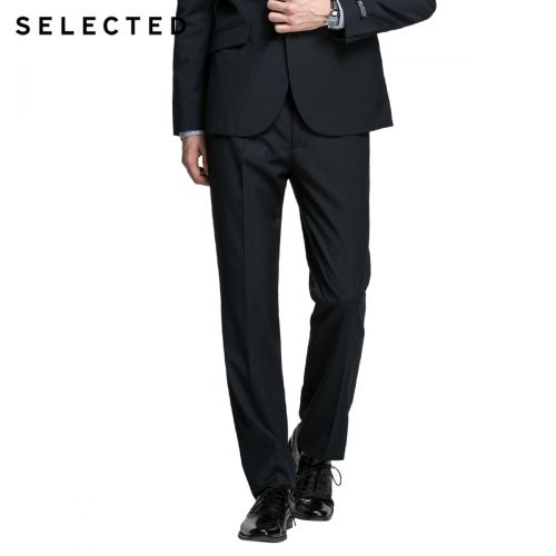 Pantalon droit pour jeunesse SELECTED en polyester automne - Ref 1486647