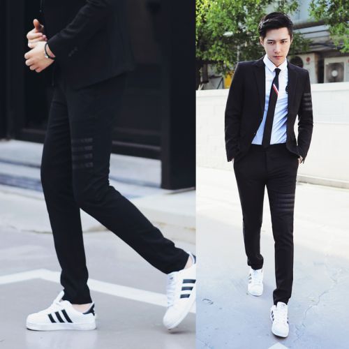 Pantalon pantalons fuselés pour jeunesse en coton automne - Ref 1486680