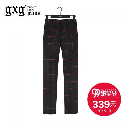 Pantalon GXGJEANS laine fibres de viscose rayonne polyester polyuréthane élastique fibre spandex pour hiver - Ref 1486694