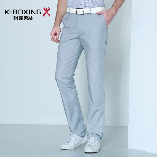 Pantalon droit K-BOXING coton, de fibres cellulose régénérée pour été - Ref 1486794