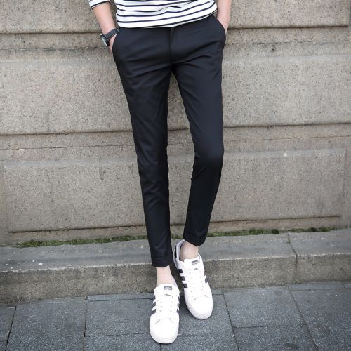 Pantalon Slim-type pour jeunesse UYUK Polyester fibre élastique de polyuréthane spandex été - Ref 1486886