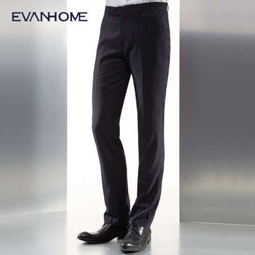 Pantalon Slim-type pour jeunesse EVANHOME fibre de polyester fibres viscose rayonne polyuréthane élastique spandex printemps - Ref 1486954
