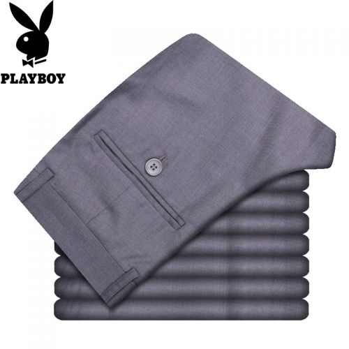 Pantalon droit pour jeunesse PLAYBOY de fibres viscose polyester, rayonne été - Ref 1486982
