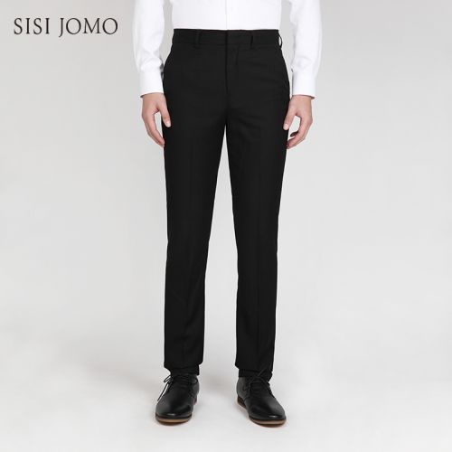 Pantalon Slim-type pour jeunesse Fibre de polyester fibres viscose rayonne printemps - Ref 1487063
