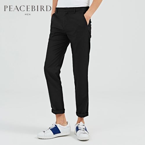Pantalon droit pour jeunesse PEACEBIRD Polyester laine de fibres automne - Ref 1487182