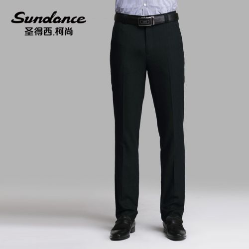 Pantalon Slim-type pour jeunesse SUNDANCE Fibre de polyester fibres viscose rayonne automne - Ref 1487206