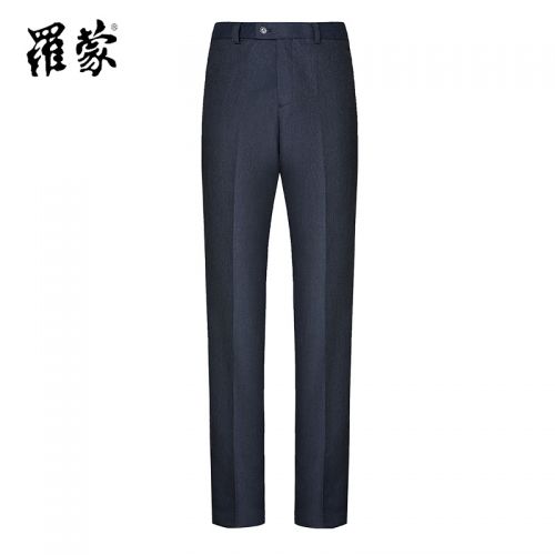 Pantalon droit ROMON Nouvelle fibre de polyester fibres viscose rayonne pour automne - Ref 1487307