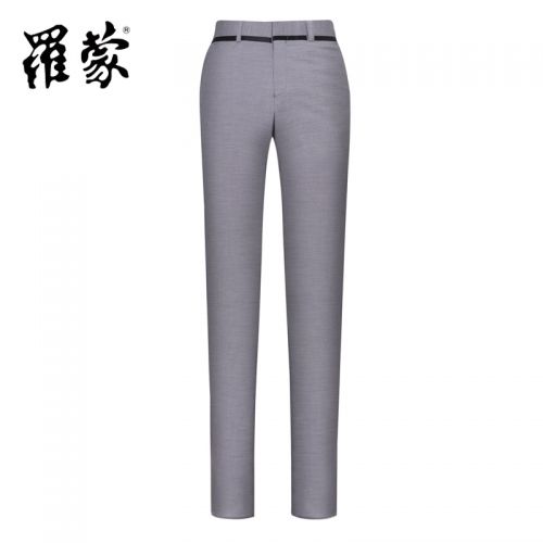 Pantalon droit ROMON de fibres viscose polyester, rayonne polyuréthane élastique fibreux spandex pour été - Ref 1487314