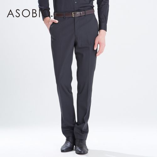 Pantalon Slim-type ASOBIO en polyester - Ref 1487397