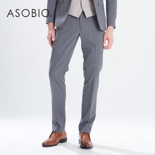 Pantalon Slim-type ASOBIO en laine - Ref 1487410