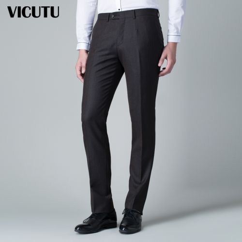 Pantalon droit pour jeunesse VICUTU en laine - Ref 1487610