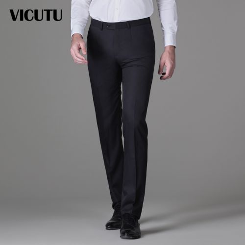 Pantalon Slim-type VICUTU en laine pour automne - Ref 1487657