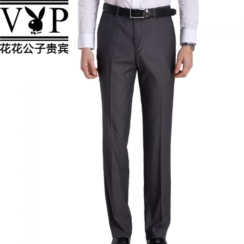 Pantalon droit pour jeunesse PLAYBOY de fibres viscose polyester, rayonne 31 polyuréthane élastique fibreux spandex été - Ref 1487894