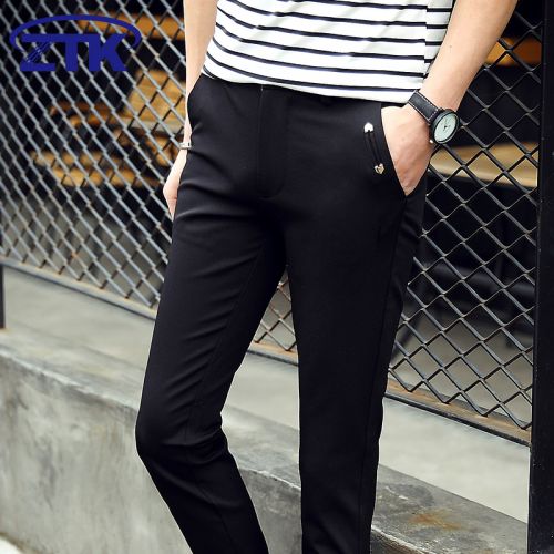 Pantalon Slim-type pour adolescent en polyester automne - Ref 1488011