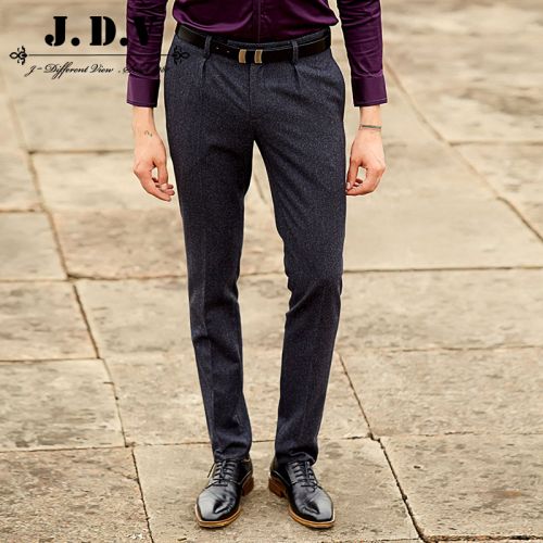 Pantalon Slim-type pour jeunesse J.D.V en laine hiver - Ref 1488037