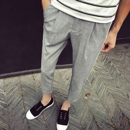 Pantalon Slim-type pour jeunesse en coton été - Ref 1488169