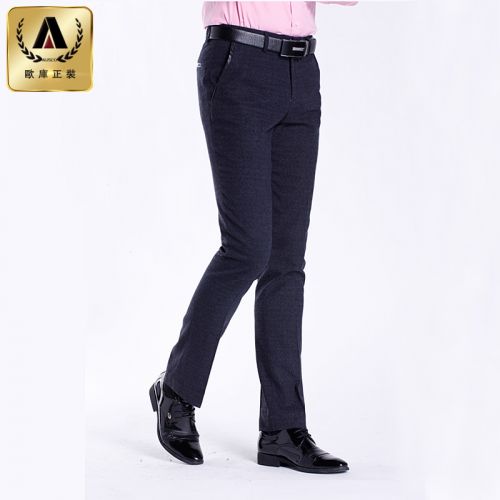 Pantalon Slim-type pour jeunesse AUSCO Fibre de polyester fibres viscose rayonne hiver - Ref 1488200