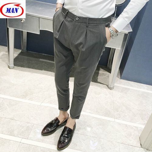 Pantalon Slim-type pour adolescent MANHOMME en coton été - Ref 1488235