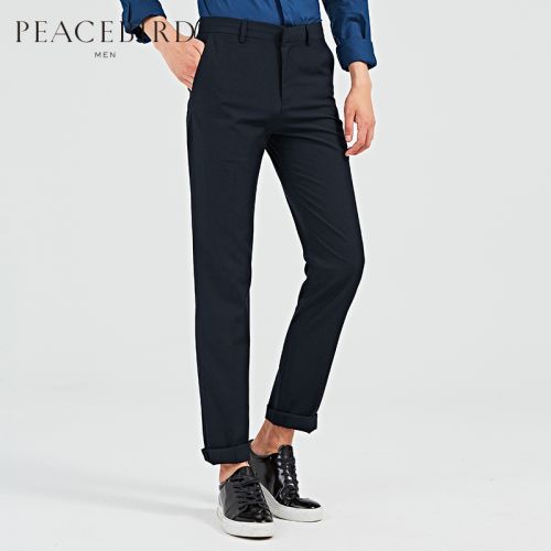 Pantalon Slim-type pour jeunesse PEACEBIRD en polyester automne - Ref 1488246