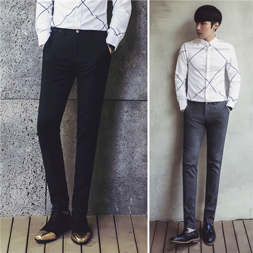 Pantalon Slim-type pour adolescent printemps - Ref 1488439