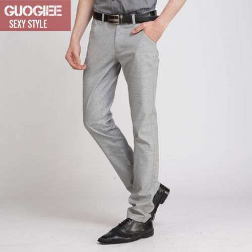 Pantalon Slim-type pour jeunesse GUOGIEE Polyester de fibres cellulose régénérée polyuréthane élastique fibre spandex été - Ref 1488546