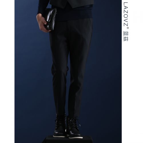 Pantalon Slim-type pour jeunesse LAZOVZ en laine automne - Ref 1488561