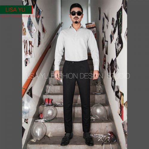 Pantalon pantalons fuselés pour jeunesse LISA YU en laine hiver - Ref 1488617