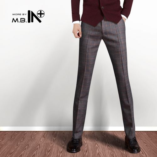 Pantalon Slim-type pour jeunesse MBIN en laine hiver - Ref 1488728