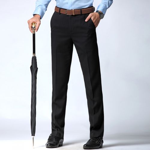 Pantalon Slim-type pour jeunesse MANOBLE Fibre de polyester fibres viscose rayonne automne - Ref 1488869