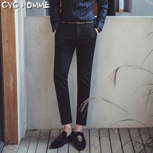 Pantalon Slim-type pour adolescent CYC HOMME en coton printemps - Ref 1488937