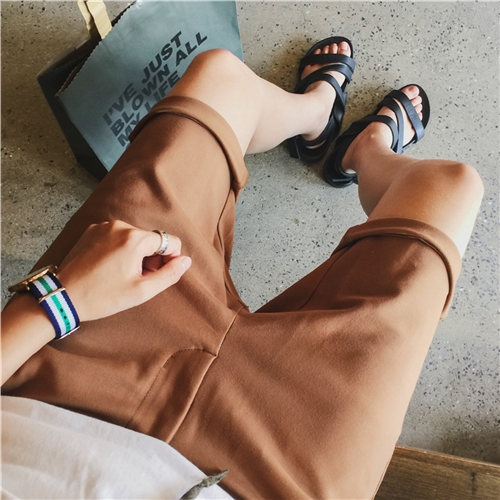 Pantalon Slim-type pour jeunesse en coton été - Ref 1488950