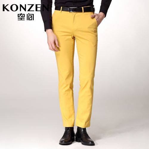 Pantalon Slim-type pour jeunesse KONZEN en coton automne - Ref 1488974