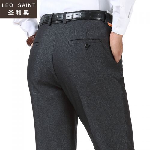 Pantalon droit LEOSAINT en polyester pour automne - Ref 1489097
