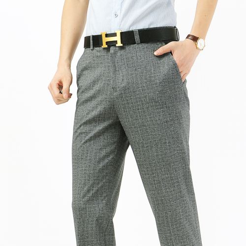 Pantalon droit en polyester pour été - Ref 1489430