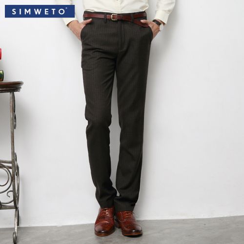 Pantalon Slim-type pour jeunesse SIMWETO en polyester automne - Ref 1489503