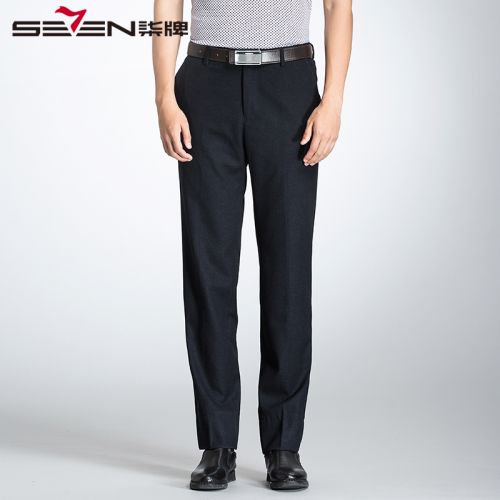 Pantalon SEVEN7 fibre de polyester fibres viscose rayonne polyuréthane élastique spandex - Ref 1489529