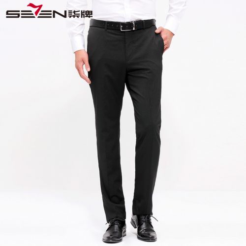 Pantalon droit pour jeunesse SEVEN7 en polyester été - Ref 1489573