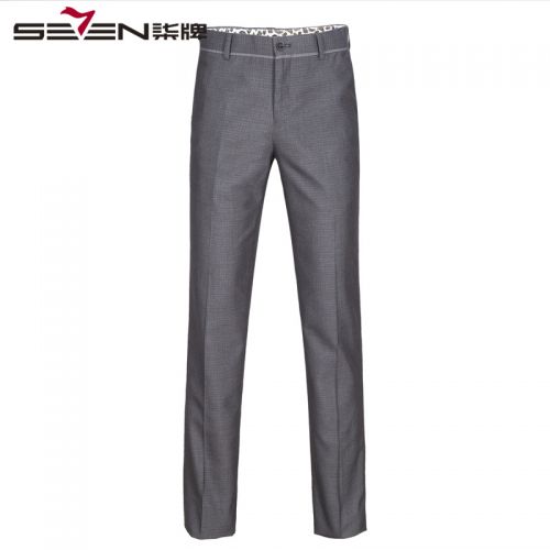 Pantalon droit SEVEN7 en polyester pour automne - Ref 1489604