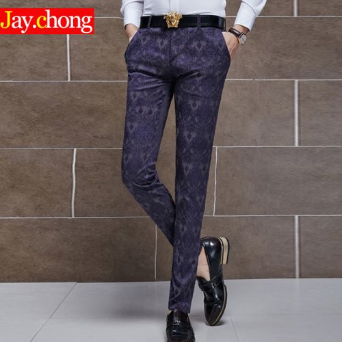 Pantalon Slim-type pour jeunesse JAY CHONG Le coton, de polyéthylène téréphtalate PET , fibres polyamide nylon automne - Ref 1489634