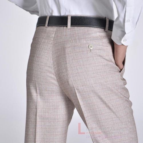 Pantalon droit en chanvre pour été - Ref 1489724