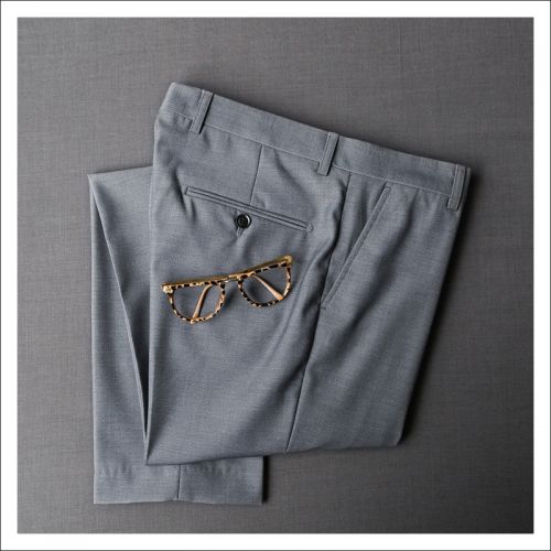 Pantalon Slim-type pour jeunesse Fibre de polyester fibres viscose rayonne printemps - Ref 1489906