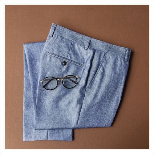 Pantalon Slim-type pour jeunesse Fibre de polyester fibres viscose rayonne printemps - Ref 1489911