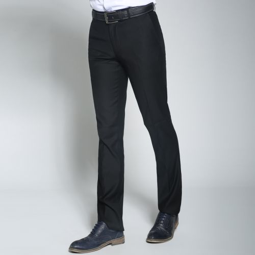 Pantalon Slim-type pour adolescent Polyester fibre élastique de polyuréthane spandex printemps - Ref 1490149