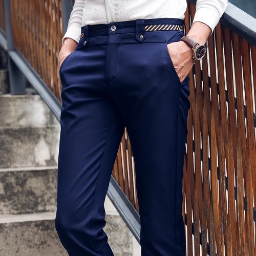 Pantalon droit pour jeunesse GETYISUN en coton printemps - Ref 1490185